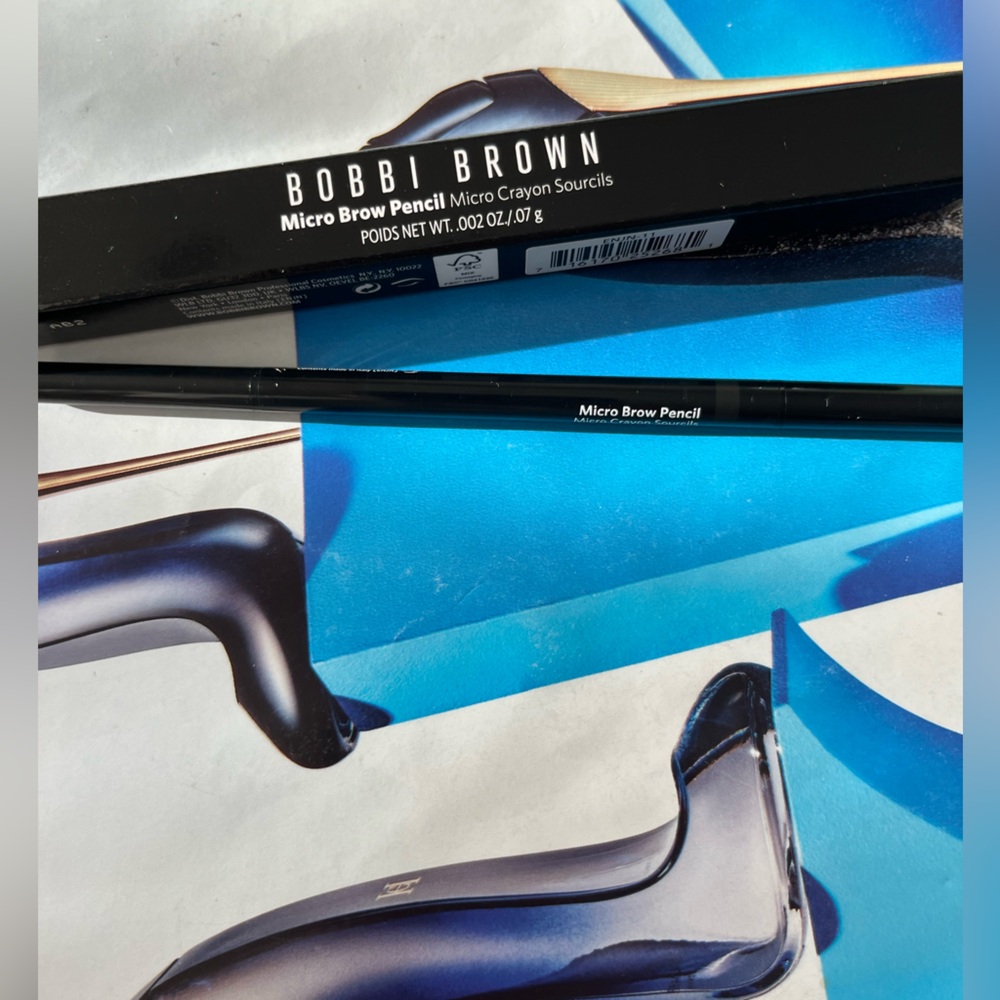 Bobbi brown micro brow pencil soft black#11-0.002oz/0.07g New in box